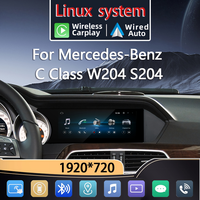 Système Linux 8,8 pouces IPS Carplay DVD sans fil Android Auto pour véhicules Mercedes-Benz Classe C W204 S204
