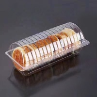 Boîte en Plastique Transparente Direct Usine pour Pâtisseries, Gâteaux, Desserts et Choux – Emballage Alimentaire Jetable avec Impression Gaufrée