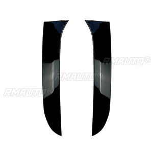 2 pièces Aileron latéral de fenêtre arrière noir brillant pour Volkswagen Golf 6 MK6 Variant Wagon Accessoires de voiture - Product Image 2