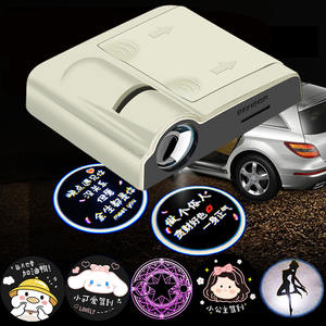 Pour accessoires de voiture intérieur décoratif en gros sans fil <span class=keywords><strong>porte</strong></span> de voiture Logo personnalisé bienvenue lumière LED projecteur lampe - Product Image 6
