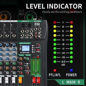 Mezclador de Audio Profesional de Nuevo Diseño, Consola de Sonido de 12 Canales con Entrada USB para Computadora y MP3 para Estudio de DJ - Product Image 6