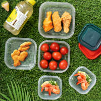 Organisateur de cuisine Boîte de stockage d'aliments secs pour céréales Conteneur Empêche l'humidité et la moisissure Boîte de stockage d'emballage pour collations aux fruits