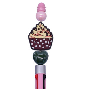 2025การ์ตูนสุดสร้างสรรค์ลูกปัดทรงตรงรูหลวมสำหรับใส่ปากกาลูกลื่นแบบทำมืออุปกรณ์เสริมจี้รูปดอกไม้พวงกุญแจ - Product Image 6