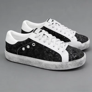 Chaussures de couple décontractées sportives rétro neuves et vieillies en cuir véritable légères pour créateur de mode - Product Image 6