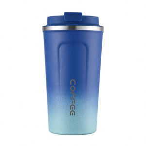 Vaso de Viaje de Acero Inoxidable de Doble Pared con Logotipo Personalizado, Libre de BPA, Reutilizable, de 380 ml y 510 ml, con Color Degradado, para Café y Leche - Product Image 1
