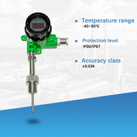 Transmetteur de température étanche IP66 avec sortie 4-20mA et écran LCD pour la surveillance des pipelines d'huile, de gaz et d'eau, thermocouple RTD