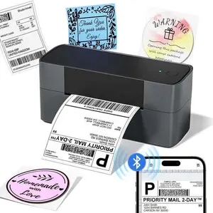 Phomemo PM245-BT 4英寸快递运输标签打印机热敏条形码标签USB接口打印机用于敦豪，易趣，亚马逊