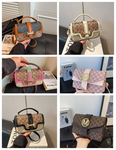 Online Wholesale Retro <b>Small</b> Square Crossbody Bag PU <b>Leather</b> Flap <b>Purse</b> Waterproof 1L Capacity Polyester Lining Shoulder Handbag - Product Image 4