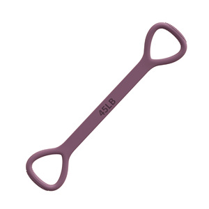 Bande de résistance Haoqiang Figure Eight 45 lb en silicone pour yoga, ouverture des épaules, mise en forme du dos, entraînement complet du corps - Product Image 1
