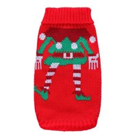 Offre Spéciale S-XXL rouge chaud coton chien pull pull joli coeur motif tricot vêtements pour animaux de compagnie été printemps Halloween loisirs