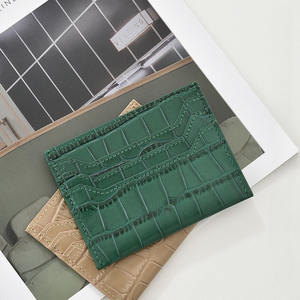 Porta de lujo para patrón Documento Carte Id Credito Cuero Lady Vintage Di Crocodile Tarjeteros - Product Image 1