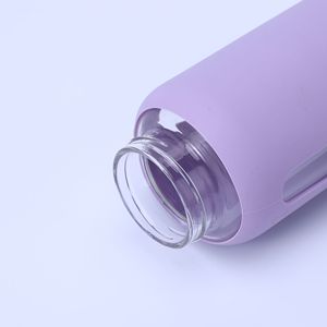 Vaso de <span class=keywords><strong>Agua</strong></span> de Vidrio de Borosilicato de Alta Calidad de 600 ml con Funda de Silicona, Resistente al Desgaste, Antideslizante, Diseño Portátil <span class=keywords><strong>para</strong></span> Deportes al Aire Libre, Libre de BPA - Product Image 6