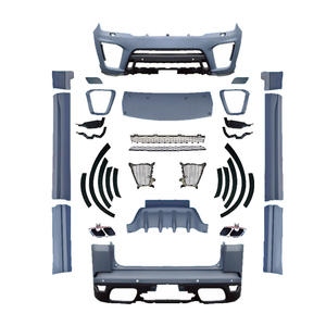 Accesorios para coche, parachoques delantero y trasero, tubos de escape, actualización de labio trasero, Kit de carrocería <span class=keywords><strong>SVR</strong></span> para <span class=keywords><strong>Range</strong></span> <span class=keywords><strong>Rover</strong></span> <span class=keywords><strong>Sport</strong></span> <span class=keywords><strong>2018</strong></span>-2022 - Product Image 4