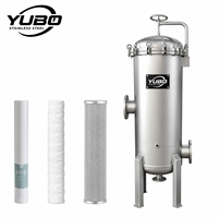 Carcasa de Filtro de Cartucho de Acero Inoxidable, de Alto Flujo, para un Solo Cartucho/Múltiples Cartuchos, para Tratamiento de Agua e Industria Química