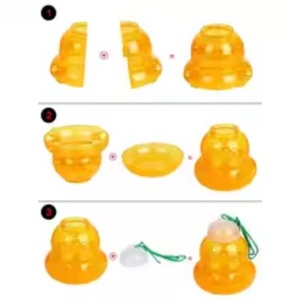 Piège à guêpes extérieur réutilisable – Solution de lutte contre les insectes pour jardin, ferme, verger – Vente en gros de produits antiparasitaires - Product Image 6