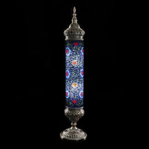 Lampe de sol cylindrique en verre mosaïque turque colorée de style <span class=keywords><strong>marocain</strong></span> de <span class=keywords><strong>Marrakech</strong></span>, vente chaude - Product Image 6
