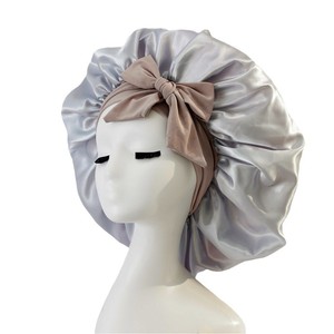 Gorro de Dormir de Poliéster de Doble Capa, Ajustable, de Lujo, Personalizable y Reutilizable, con Banda para Atar, Venta al Por Mayor - Product Image 5