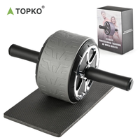 Rouleau abdominal vibrant TOPKO, entraîneur abdominal électrique, exercice de perte de poids pour femmes et hommes, salle de sport à domicile