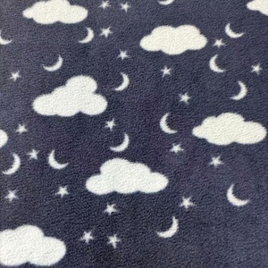 Venda de fábrica Malha Soft 190Gsm Dois Lados Escovado Um Lado Anti Pill Personalizado Impresso Tecido Polar para Cobertor De Vestuário - Product Image 1