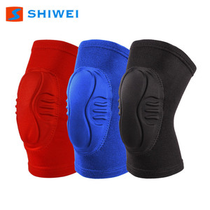 Genouillères Shiwei en mousse EVA respirante, protection universelle pour le volley-ball, la danse, le genouillage – Rouge, Bleu, Noir - Product Image 1