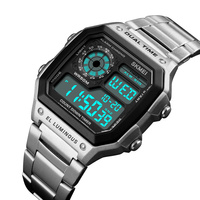 Nieuwe Collectie Skmei 1335 Multifunctionele Analoge Digitale Lichtgevende Promotionele Sport Horloge Man