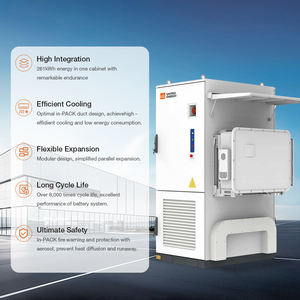 Gabinete de Almacenamiento de Energía Solar Fotovoltaica Refrigerado Todo en Uno de 75 kW y 216 kWh, Híbrido Integrado para Techos Comerciales - Product Image 2