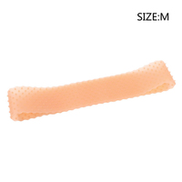 Bandeau en silicone pour perruque GENYA de qualité supérieure, beige et noir, antidérapant, pour maintenir les perruques en place
