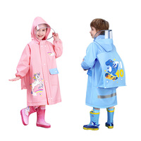 Imperméable Transparent Personnalisable pour Enfants, Léger, Respirant, Écologique en EVA, pour la Randonnée et l'École, Garçons et Filles