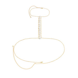 Colliers de corps <span class=keywords><strong>sexy</strong></span> <span class=keywords><strong>Komi</strong></span> à longues pampilles pour femmes, collier halter, perles, été, plage - Product Image 3