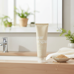 MANYO FACTORY Notre mousse de gommage végétalienne Ogoklatte-Fabriqué en Corée Cinq grains exfoliants finement broyés IGentle et revigorant - Product Image 3