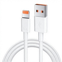 Câble de charge rapide USB 6A Type-C Micro USB 8 broches pour téléphone, tablette, ordinateur portable, voiture USB 2.0 1M 2M 3M OEM ODM Usine