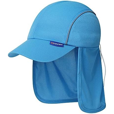 Azul (sombrero para el sol con sombra para el cuello)