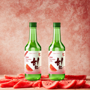 Licor de soju alcohólico coreano al por mayor a buen precio, bebida con sabor a sandía directamente del fabricante vietnamita Him Soju - Product Image 1
