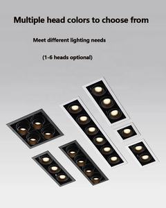 CRI98 Hotel Mall Home LED Spotlight 7W 10W 15W 20W Hotel Wall Cleaning Cobb Embedded Tube Light - Product Image 2