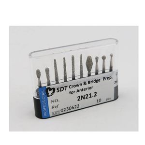 Dental Clinic Diamond Burs Crown and Bridge Prep para fresa anterior - Product Image 2
