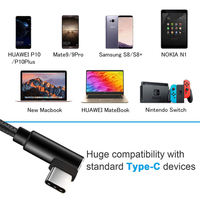 Kabel USB Micro USB Sudut Kanan Berlapis Pelindung Kepang Panjang 2m Desain Magnetik Konduktor Tembaga Berlapis Timah untuk Mobil Pengisian Cepat Earphone
