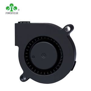 พาวเวอร์เยียร์ 5015 โบลเวอร์ 5V12V พัดลมระบายอากาศในรถยนต์ ตู้ปลา โคมไฟต้นไม้ เครื่องกำจัดขน โบลเวอร์ไมโครดีซี - Product Image 3