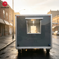 Camion de restauration Cogsun, camion de cuisine mobile, bar mobile, remorque de rue avec cuisine complète, foodtruck