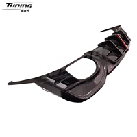 Kit carrosserie en fibre de carbone de style A pour Audi RS7 RS6 C8 2019-IN Upgrade Front Lip Rear Diffuser Front Rear Bumper Corners