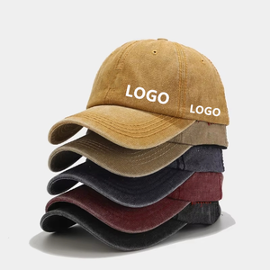 Cappellino da Baseball Regolabile in Cotone Lavato Vintage con Logo Personalizzato Ricamato a Forma di Lettera <span class=keywords><strong>C</strong></span> per Donne e Ragazze - Product Image 2