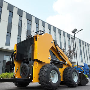 Быстрая доставка: Колесный/гусеничный мини-погрузчик с ковшом и фронтальным навесным оборудованием для землеройных работ, сертифицированный CE EPA - Product Image 6