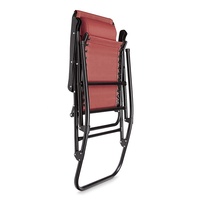 Chaise longue de plage pliable portable, fauteuil de terrasse, de jardin, de plage, d'extérieur, à gravité zéro, Patio, balcon