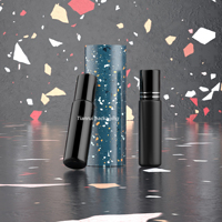 Botol Cairan Matte Roll On, Botol Gulung Hitam Kaca 10 Ml Roll On