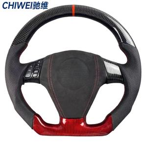 Mazda3/Mazda6/CX-5/CX-4/CX-3/Atenza/Axela หนังพียูคาร์บอนไฟเบอร์<span class=keywords><strong>พวงมาลัย</strong></span><span class=keywords><strong>ส</strong></span>ปอร์ตพร้อมไฟ LED ปรับแต่งได้ - Product Image 6