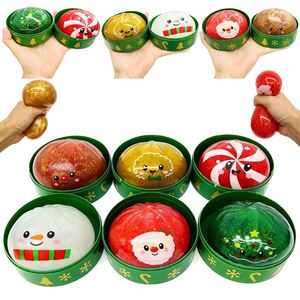 Promotion de prévente entrepôt USA : Jouet Squishy en forme de boulette de Noël mignon, motifs festifs, boîte mystère, idéal pour cadeau ou souvenir de fête - Product Image 3