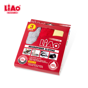 Qianliao — chiffons en microfibre, lot de <span class=keywords><strong>4</strong></span>, polyvalents, pour le nettoyage ménager et le bureau - Product Image 6