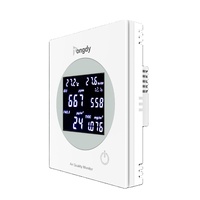 Monitor de Calidad del Aire Interior de Grado Comercial, CO2, PM2.5, TVOC, HCHO, Temperatura, Humedad, Sistema de Sensores para Oficina, Laboratorio, Edificio, RS485, BACnet, IP30