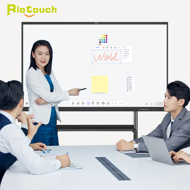 65/75/86 Inch  Touch Screen Smart LCD Display Meeting Room Electronic Digital Interactive Smart White Board for Smart Education