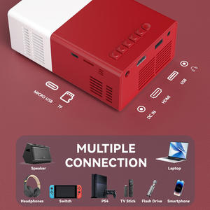 <span class=keywords><strong>PVO</strong></span> VF200 Super Mini Beamer 480P 1000 lúmenes Proyector de cine en casa portátil con espejo de teléfono Pantalla LCD de 2,6 pulgadas - Product Image 3