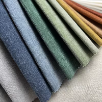 Tissu Chenille 100D en Tricot 100% Polyester, Résistant aux Déchirures et à l'Abrasion, Léger, pour Revêtement de Canapé, Jacquard Uni